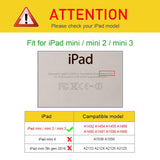 iPad mini 1/2/3 smart magnetic case - Black