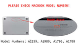 Macbook Pro 13" Touch Bar hard shell case Rainbow