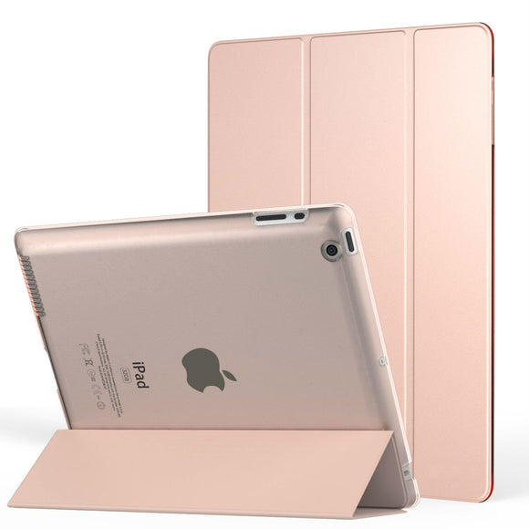 iPad 2/3/4 smart magnetic case Rose Gold