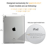iPad 2/3/4 smart magnetic case Gold
