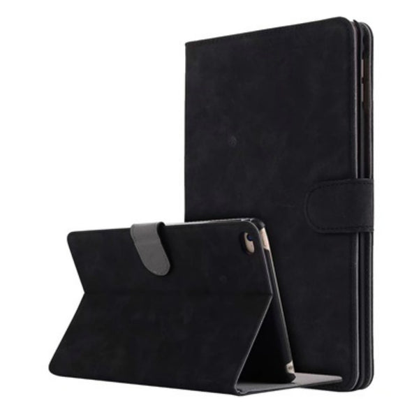 iPad mini 1/2/3 Leather Case - Black Retro Leather