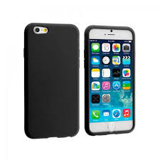 iPhone 6 Plus Black Silicone Case